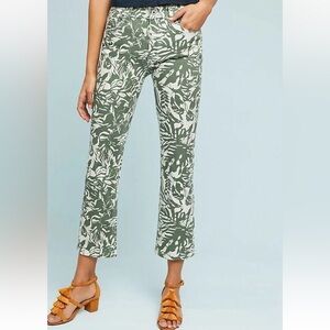 Pilcro Anthropologie High-Rise Cropped Bootcut Jeans